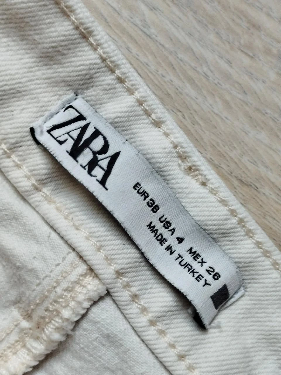 👖Superbe witte jeans Dames Zara maat S / 36 – photo 3